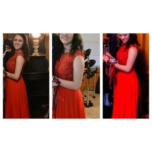 Red Full Length Formal